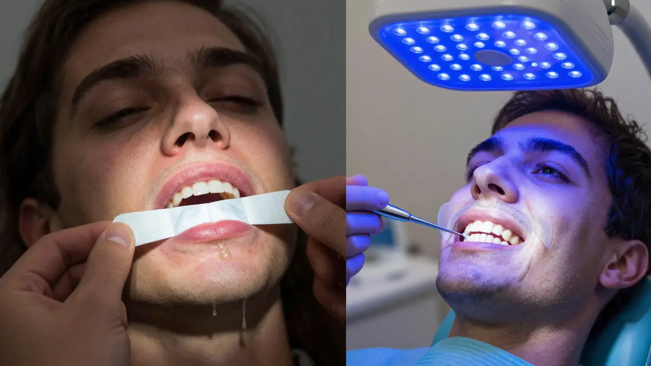 Domácí bělení zubů vs. profesionální bělení: Co je skutečně lepší?