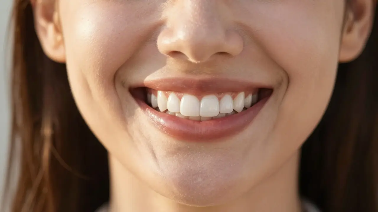 Krásný a sebevědomý úsměv s perfektními keramickými fasety.