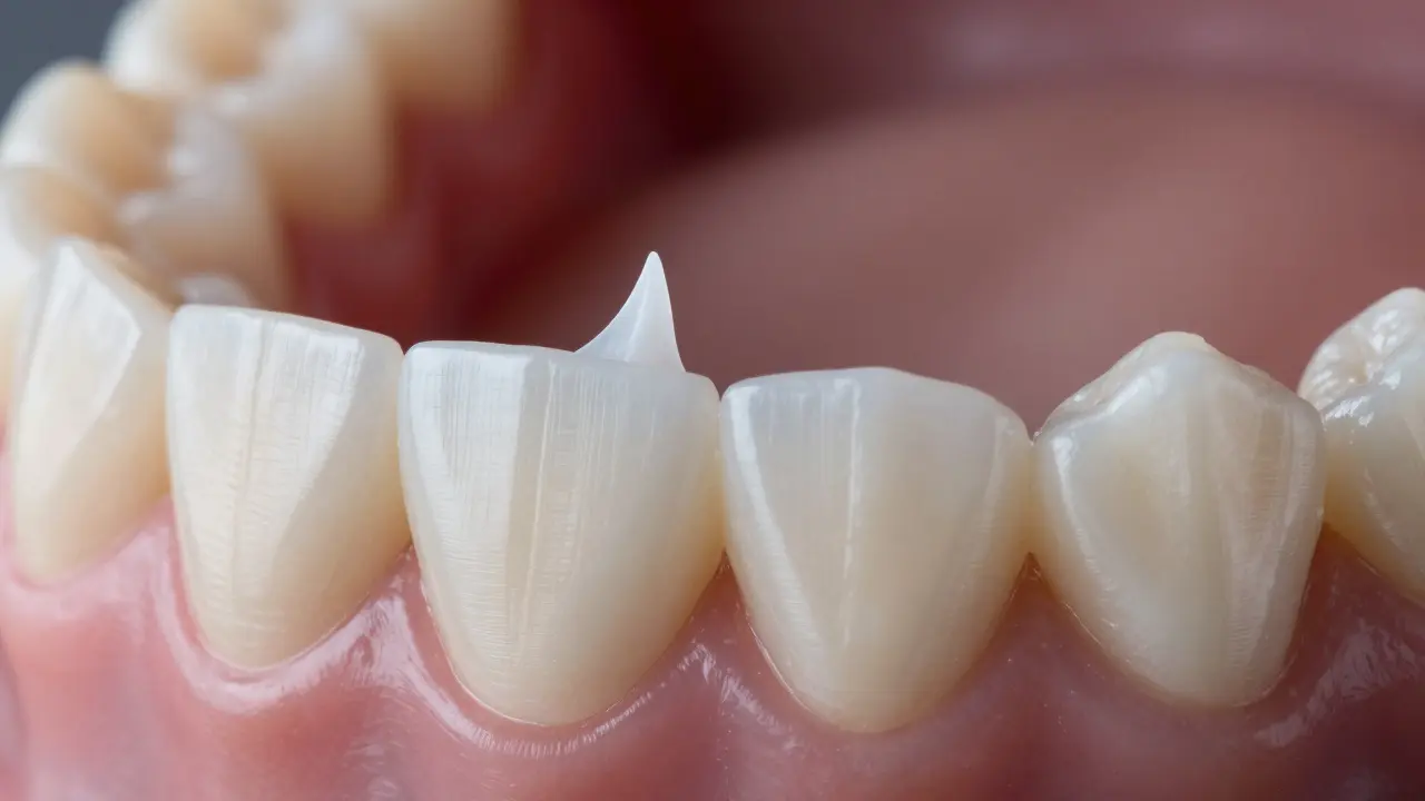 Makro detail špičáku a stmolaře s důrazem na jejich anatomické rozdíly.