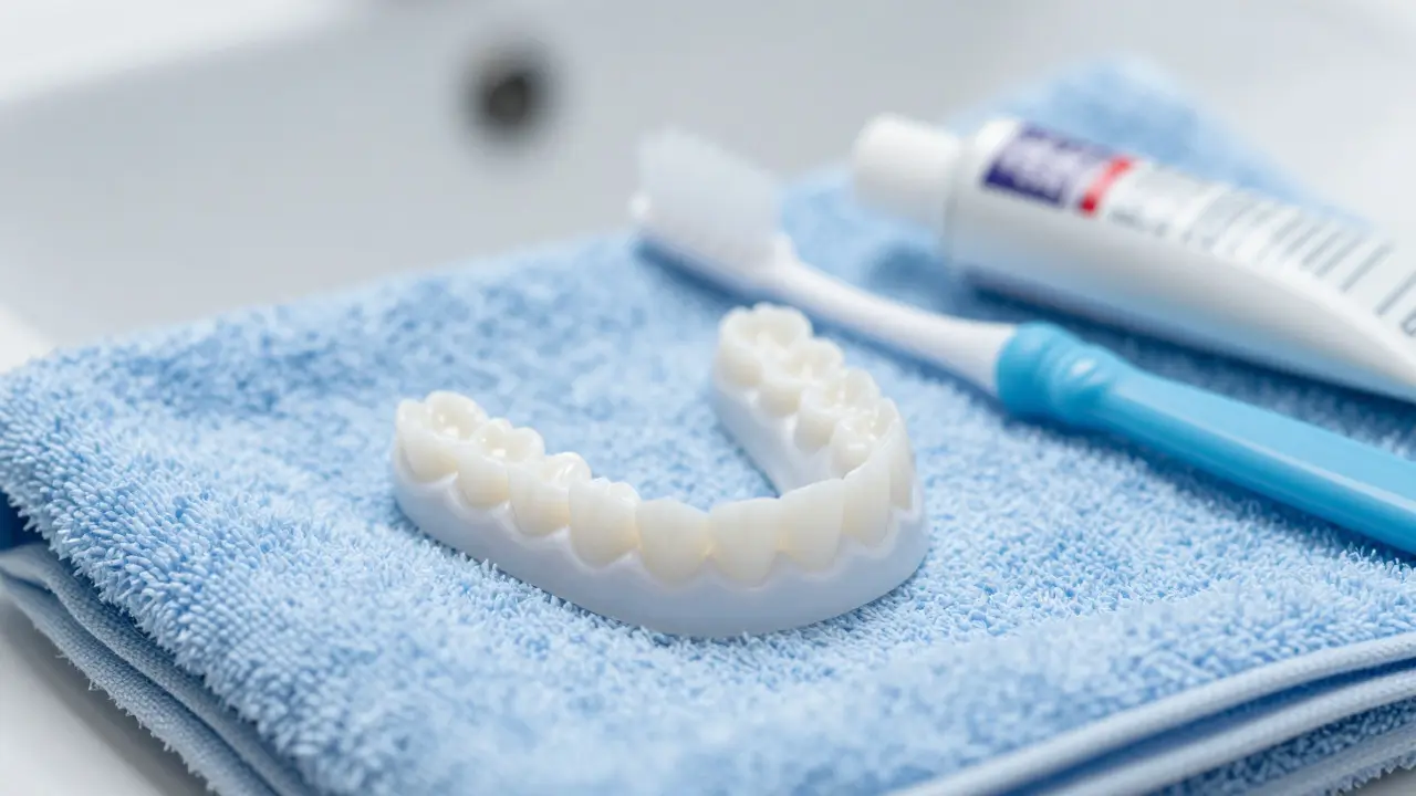 Nasazovací zuby: Kompletní průvodce správnou hygienou a péčí